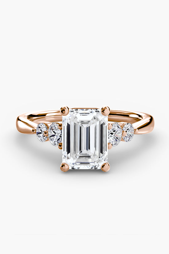 Solitaire with Shoulder Accents 2