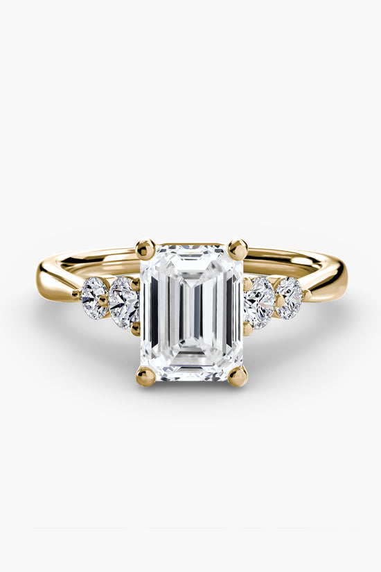 Solitaire with Shoulder Accents 2