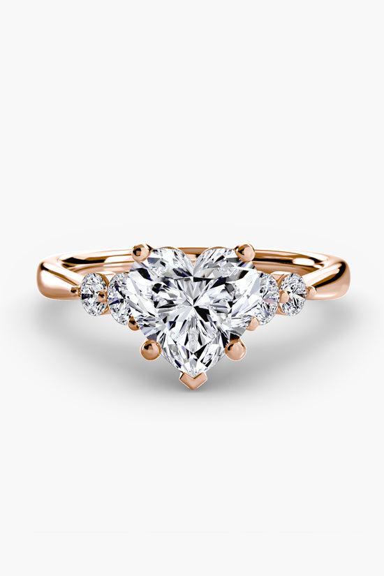 Solitaire with Shoulder Accents 2