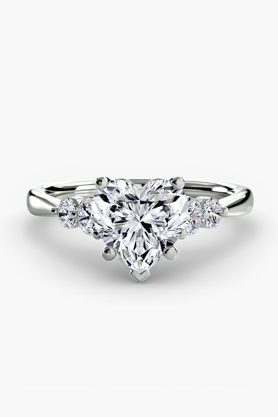 Solitaire with Shoulder Accents 2