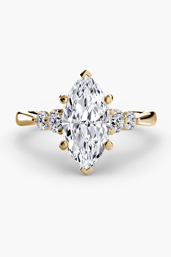Solitaire with Shoulder Accents 2