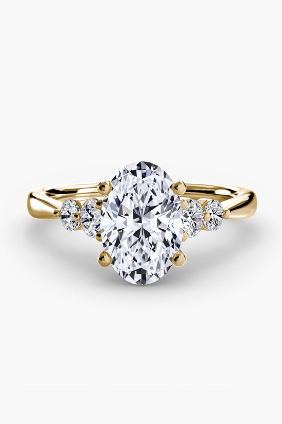 Solitaire with Shoulder Accents 2
