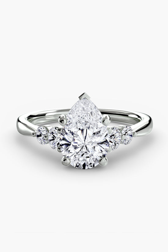 Solitaire with Shoulder Accents 2