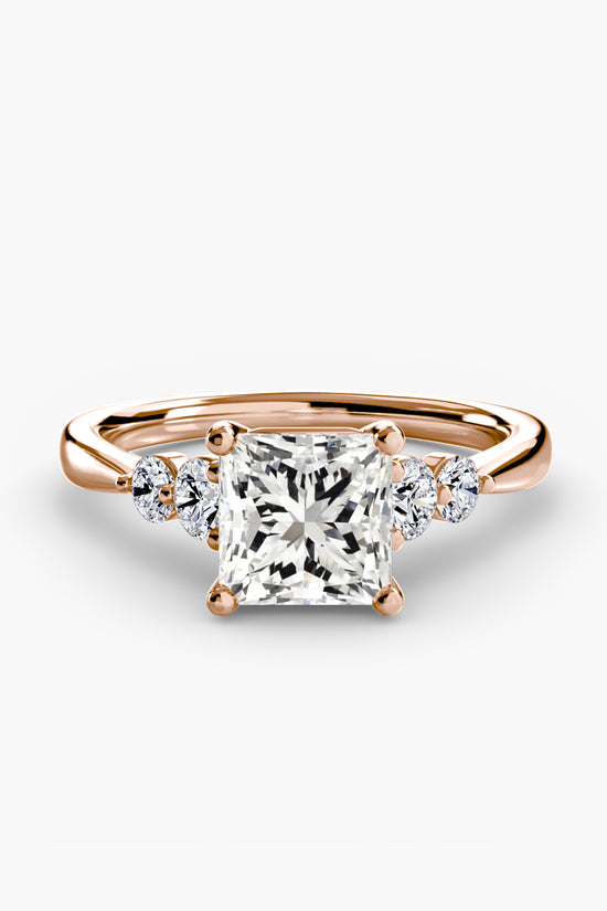 Solitaire with Shoulder Accents 2