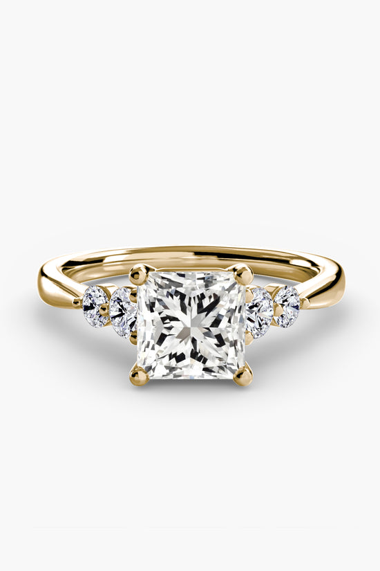Solitaire with Shoulder Accents 2