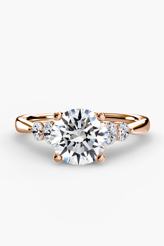 Solitaire with Shoulder Accents 2