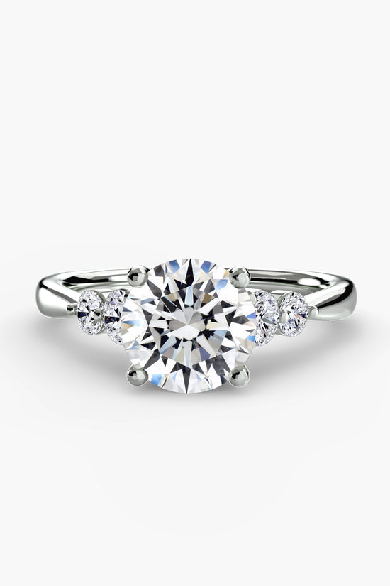 Solitaire with Shoulder Accents 2
