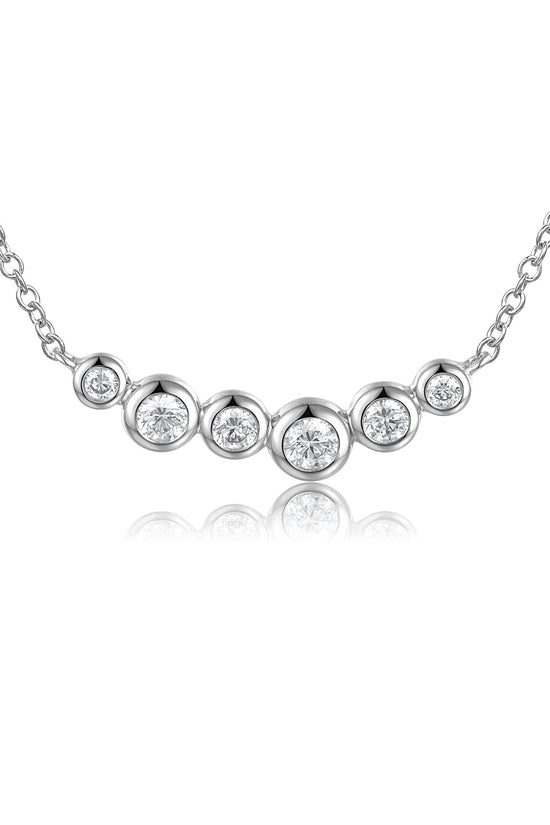 Ruobover Set 6 Stone Diamond Necklace