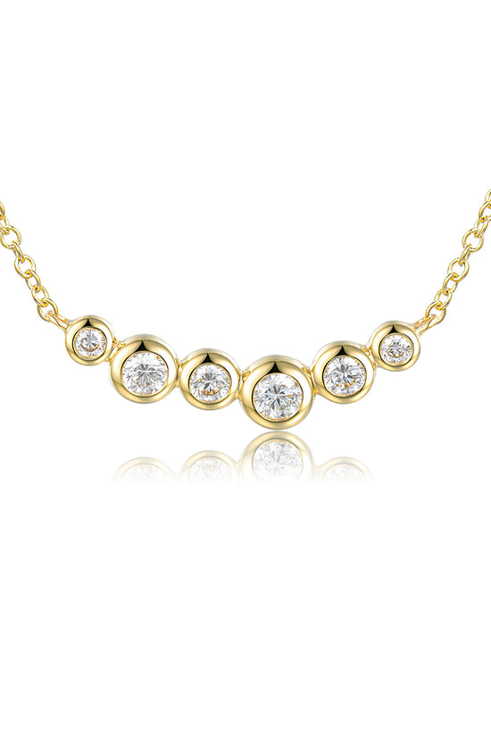 Ruobover Set 6 Stone Diamond Necklace