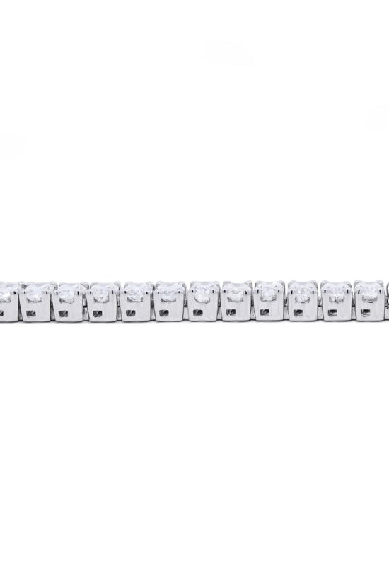 Tennis Bracelet Oval Cut 12.01ct - Platinum 950