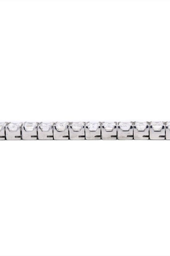 Tennis Bracelet Emerald Cut 12.22ct Platinum 950
