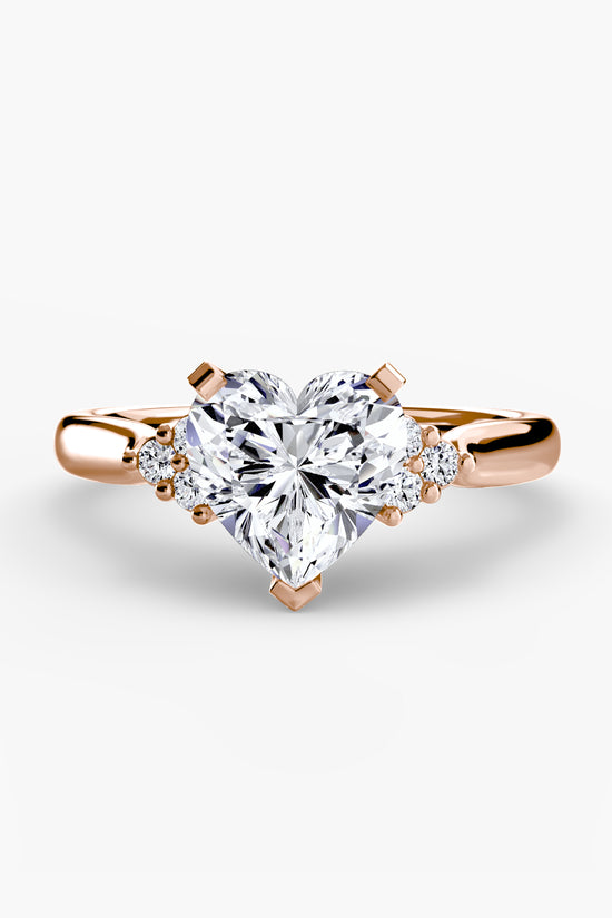 Solitaire with Cluster Shoulders 2