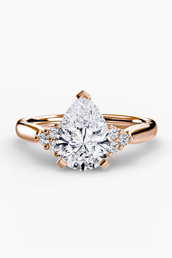 Solitaire with Cluster Shoulders 2
