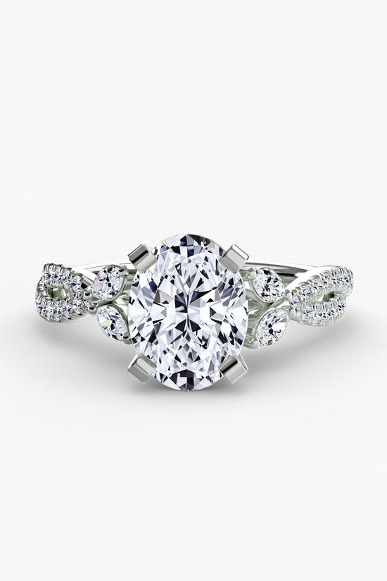 The Twist Pavé Ring