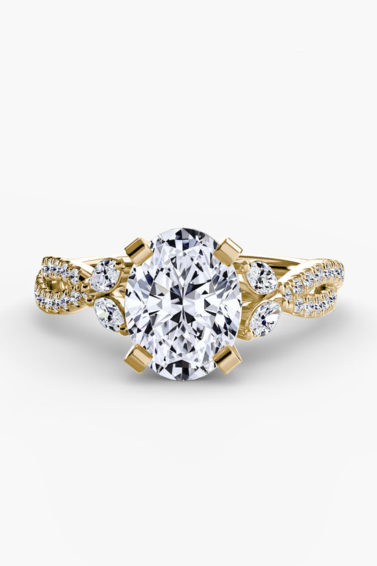The Twist Pavé Ring